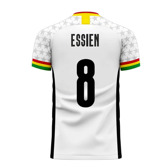 Ghana 2025-2026 Home Concept Football Kit (Libero) (ESSIEN 8)-SoccerKits Hub | Buy Soccer Jerseys Online